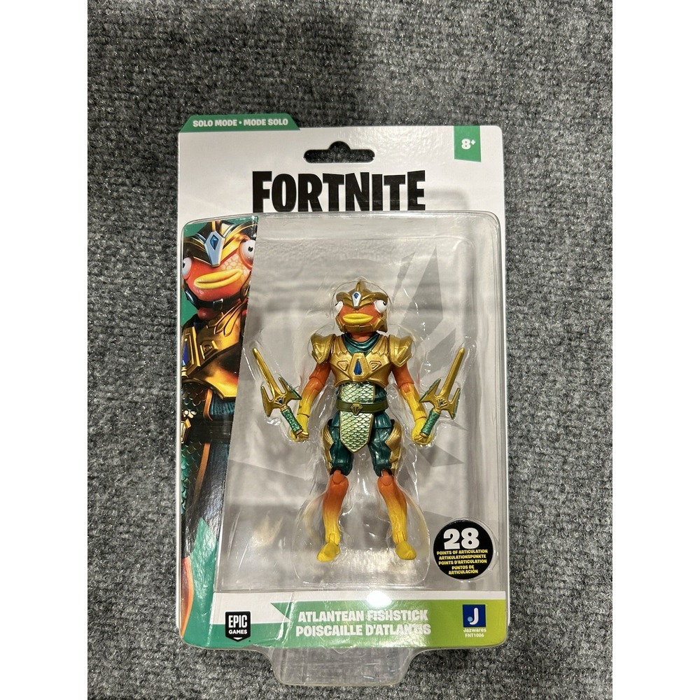 Fortnite‎ Action Figure Atlantean Fishstick New Unopened Box